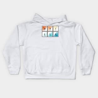Sevilla City | Periodic Table of Elements Kids Hoodie